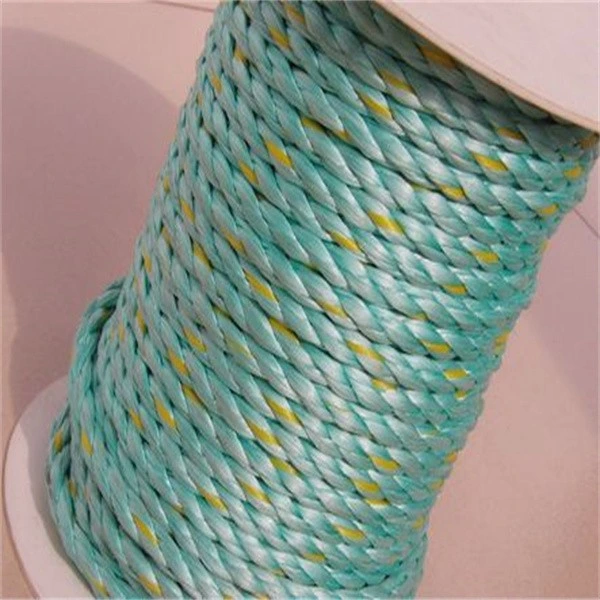 Factory Hot Sale 4 Strands 12mm Packing Twist Polyester Nylon Multifilament Plastic Manufacturer PP Fishing Rope