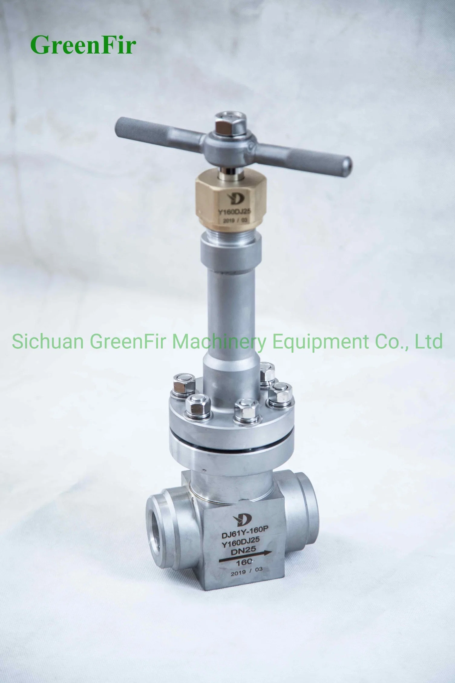 Stainless Steel Globe Valve Extended Stem with Butt Weld Ends for Liquid Oxygen, Liquid Nitrogen, LNG, etc.