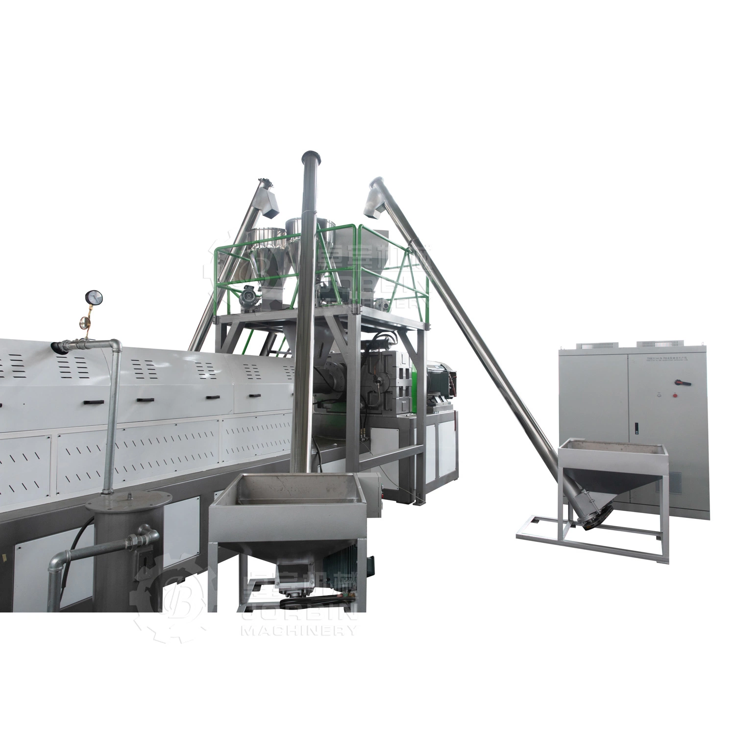 PVC Pehd Pet Plastic Recycling Line مع أقصى سعة 200 إلى 1000 كجم