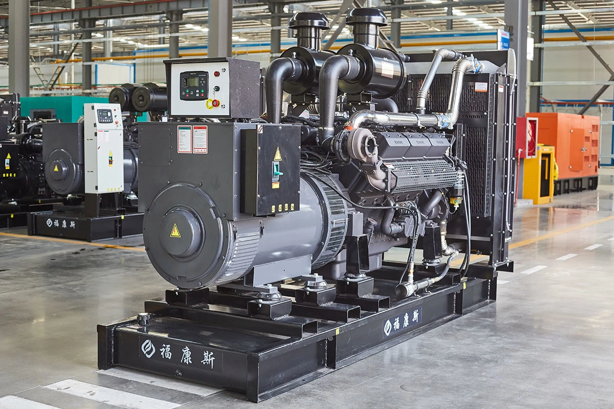 Промышленный электрический генератор мощностью 300 квт 375 кВА открытого типа с двигателем Shangchai
