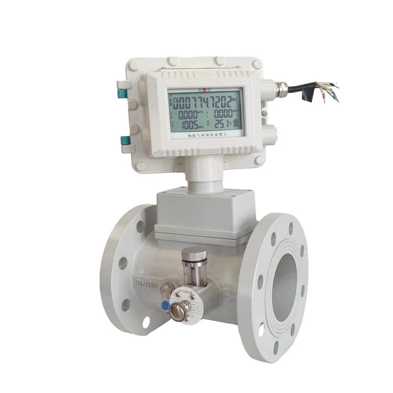 OEM SS304 RS485 Digital Turbine Gas LPG Natural Gas Turbine Flow Meters