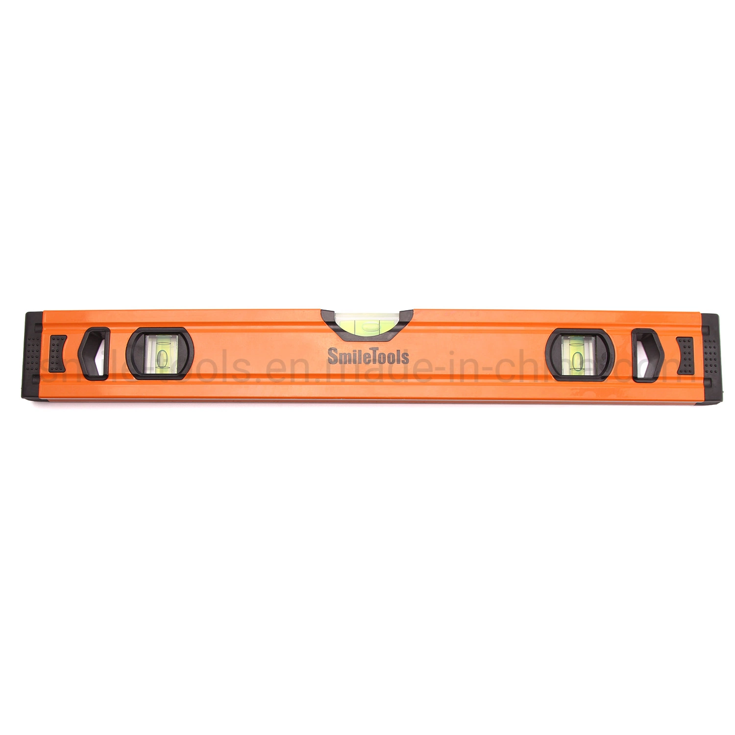 Aluminum Alloy Spirit Level 400mm Bubble Ruler High Precision with Overhead Viewing Slot