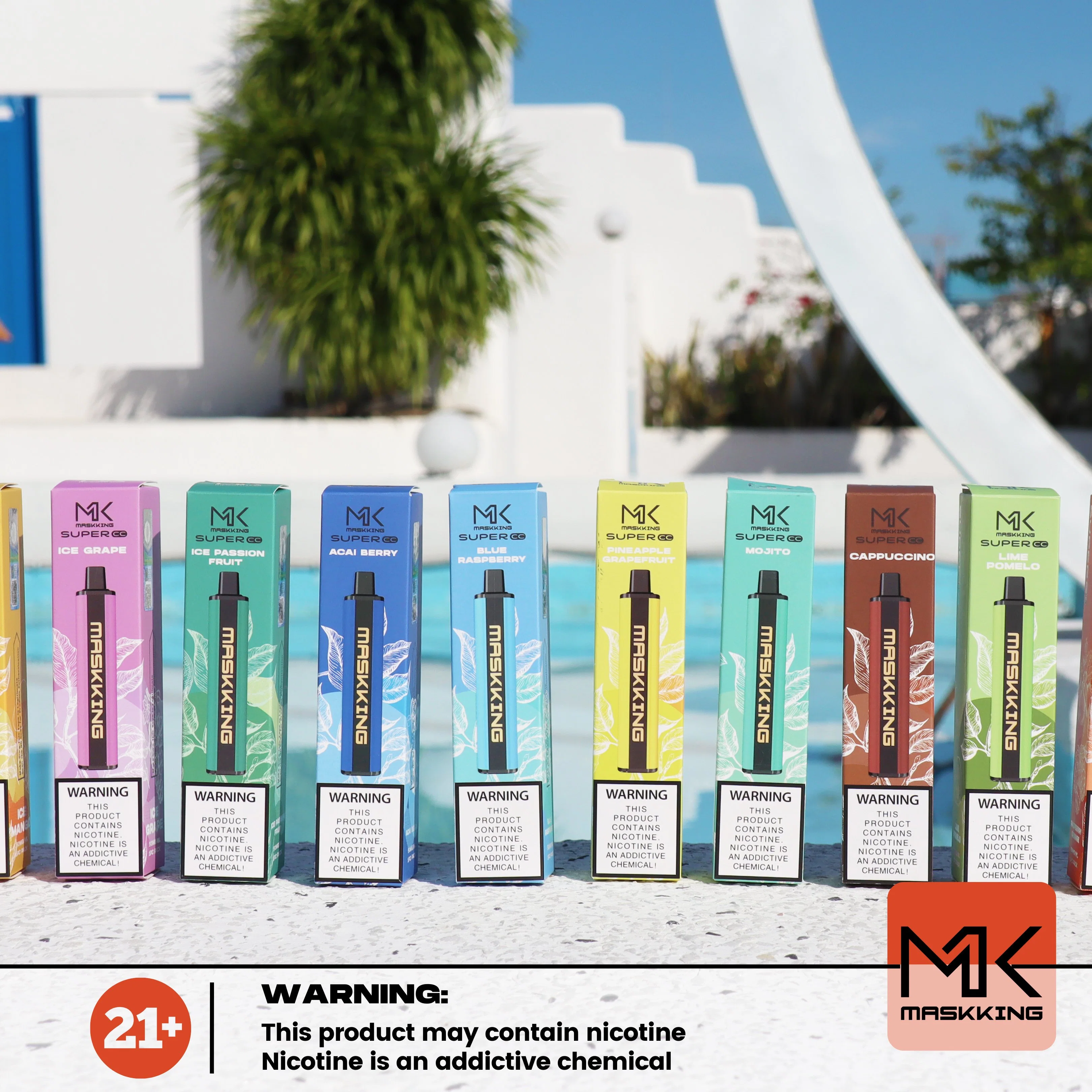 Maskking Disposable/Chargeable Vape Super Cc High quality/High cost performance  Best Taste 2500 Puffs Vapor Desechable