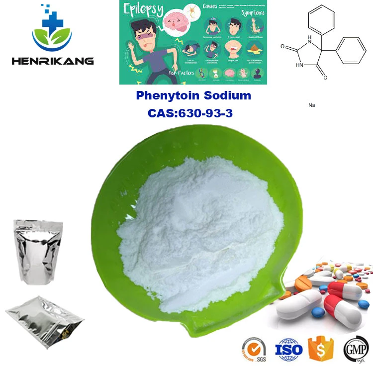 Wholesale Apis Raw Materials Powder CAS 630-93-3 Phenytoin Sodium Used in Antiepileptic