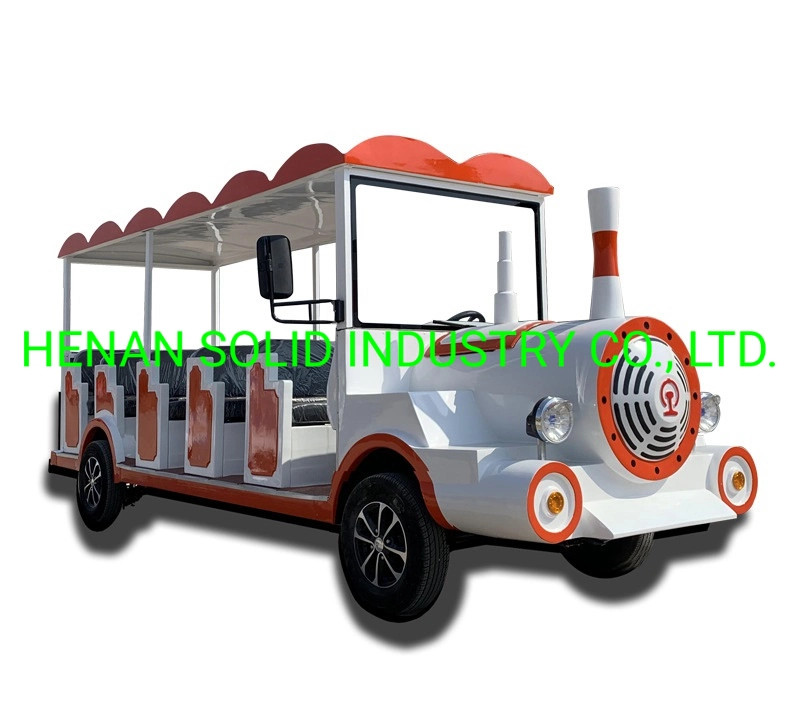 Novo design do serviço de autocarro de turismo eléctrico com cabeça de Trem