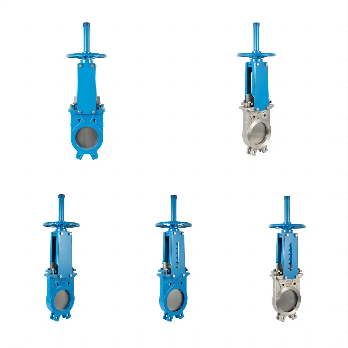 Wafer Style - Manual Pair Clip Gate Valve for General Industrial Applications Knife Gate Valve