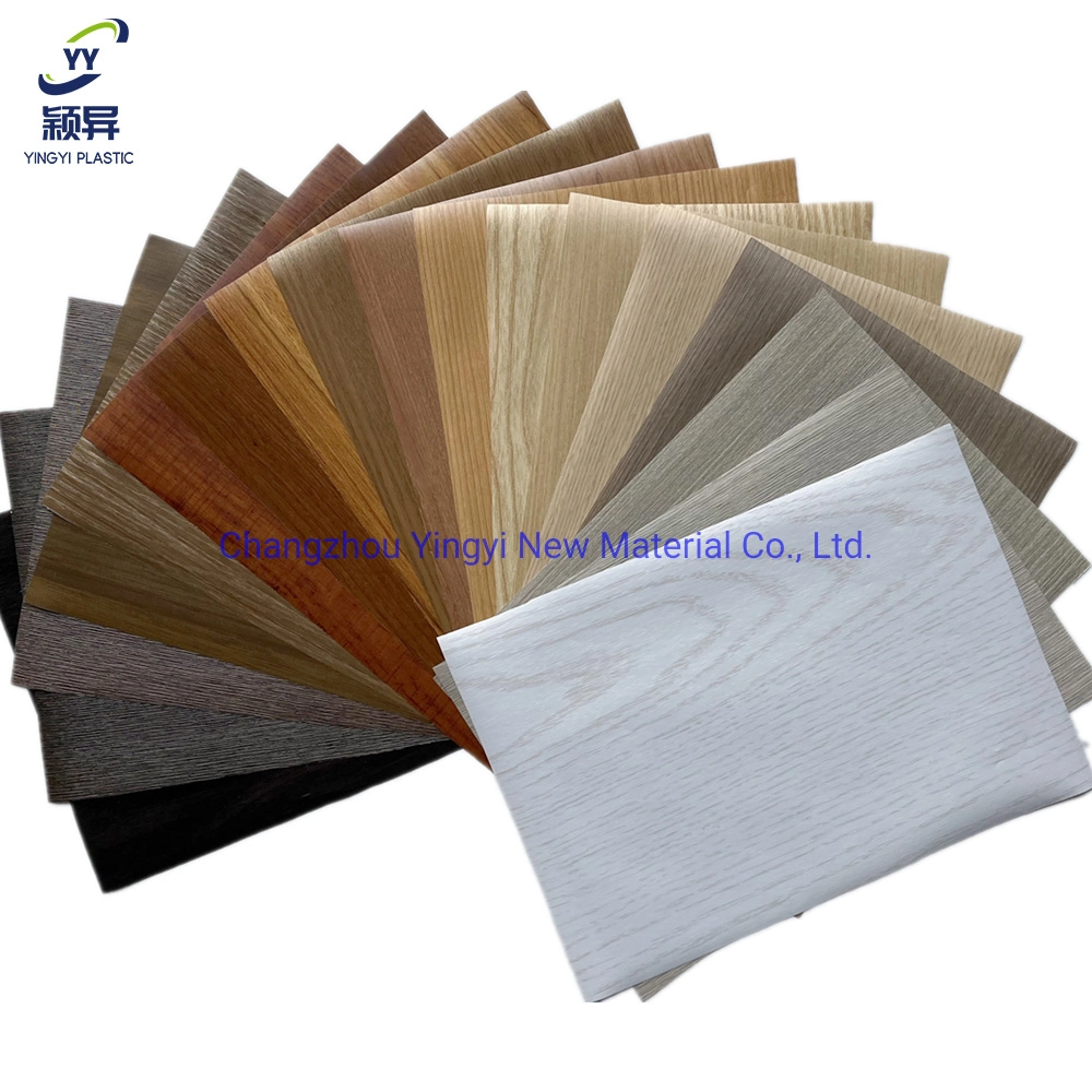 Yingyi Plastic Decorative Interior PVC Film Solid Color Eco-Friendly Material for Wall Panel Furniture Door