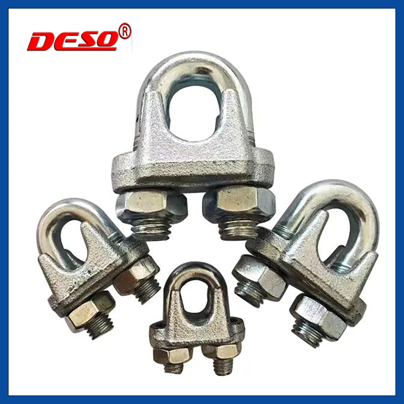 Rigging Hardware Carbon Steel G450 Us Type Galvanized Steel Wire Rope Clip