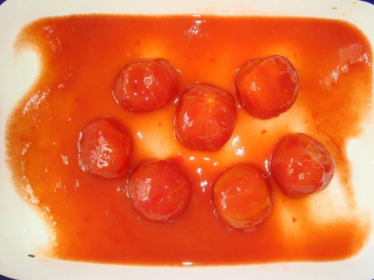 Fresh Canned Chopped Peeled Tomato in Tomato Juice