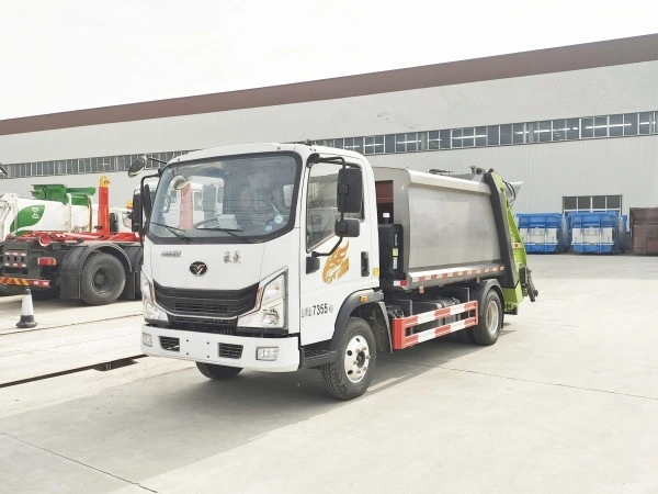 Cnhtc HOWO Middle Size 8cbm Garbage Compactor Truck Compression Garbage Collection Truck