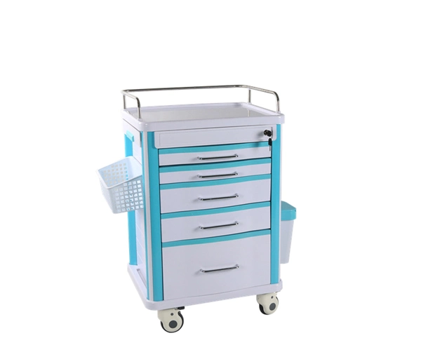 Hersteller ABS Medical Equipment Carts Hospital Emergency Trolley