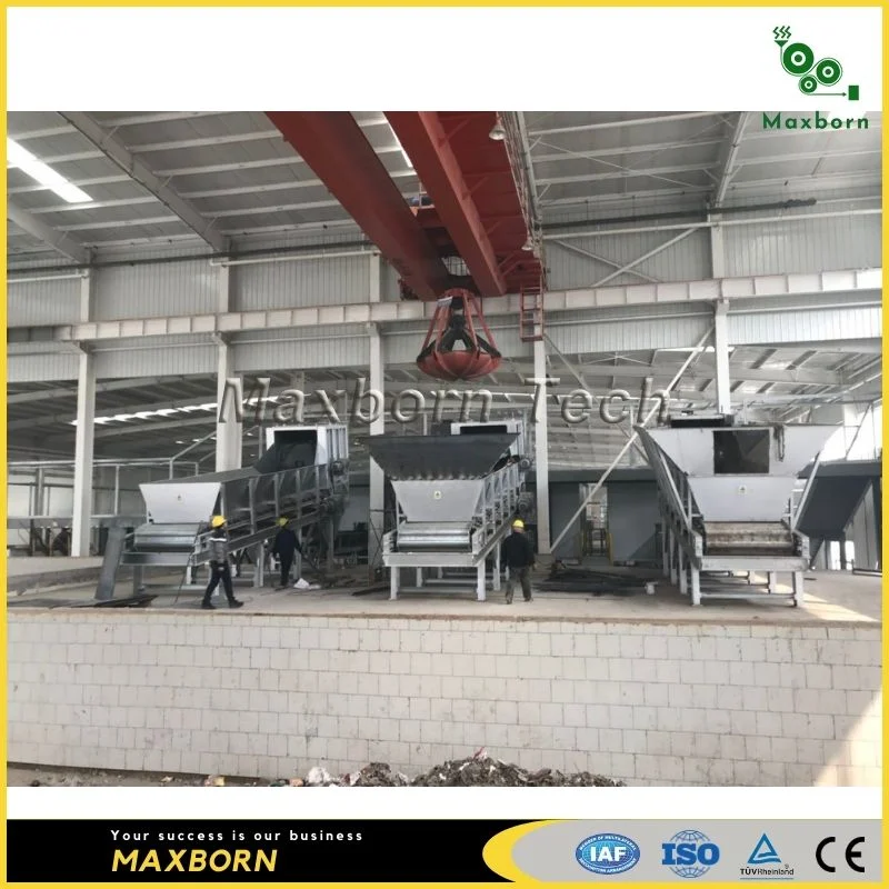 Msw Municipal Soild Waste Double Shaft Shredder for Recycling Plant/ Shredder Price in China