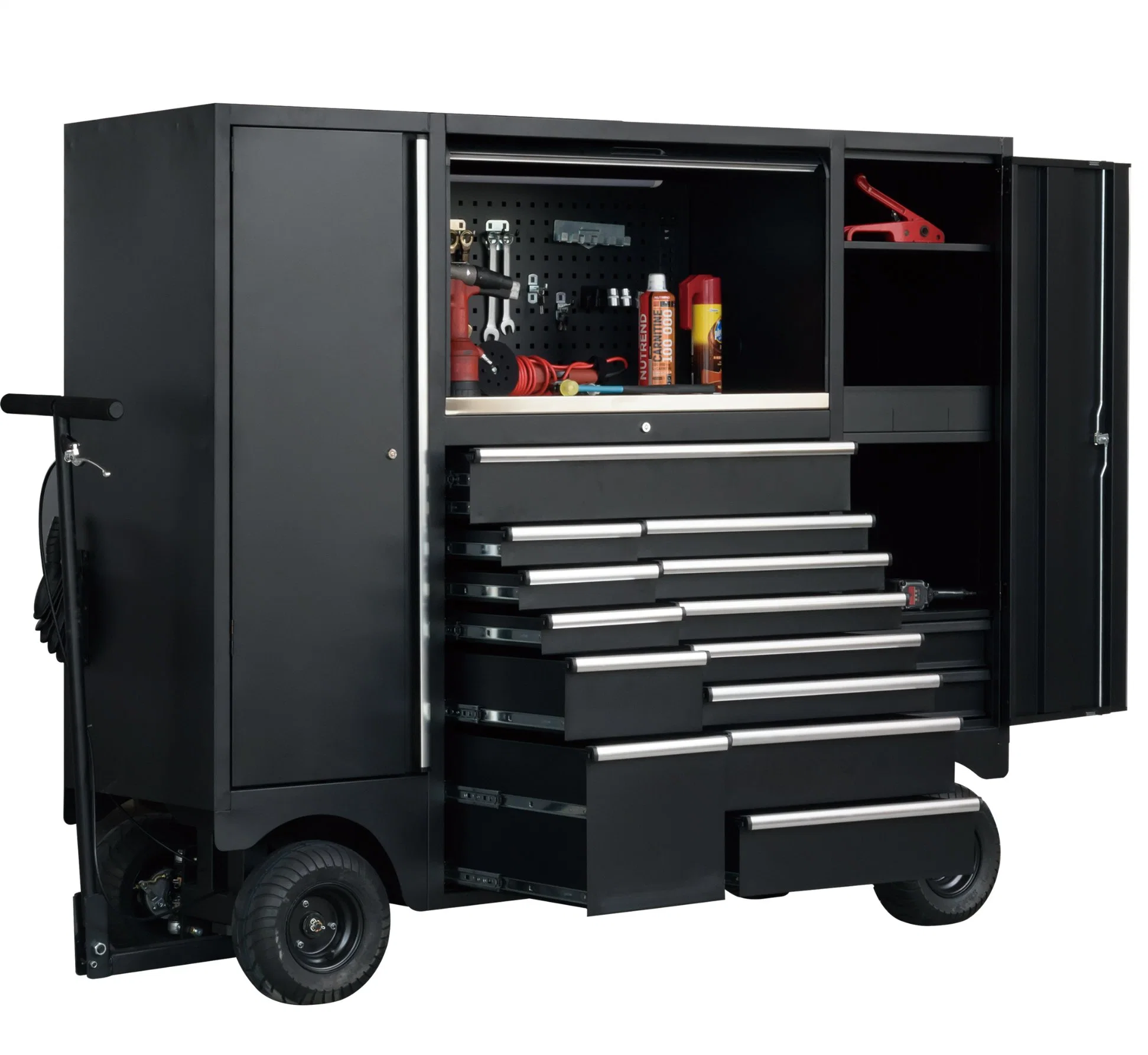 GoldeneLine Pit Cart Tool Trolley Mechanic Cajón Tool Cabinets Proveedor