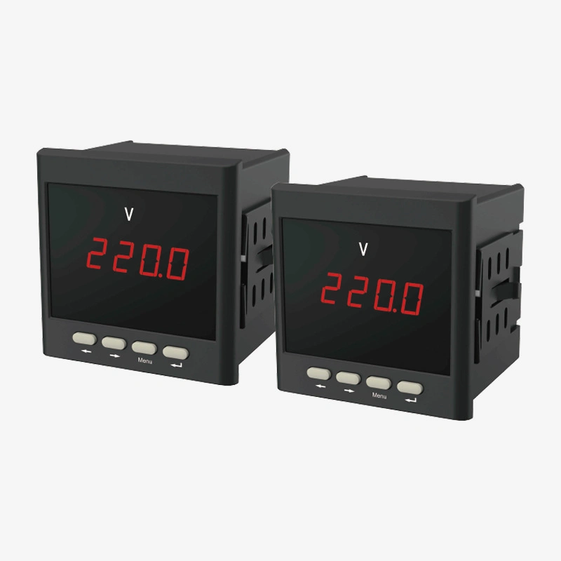 Linfee Series Intelligent Electrical Measuring Instrument High Protection Single-Phase Voltage LED Display Panel Meter