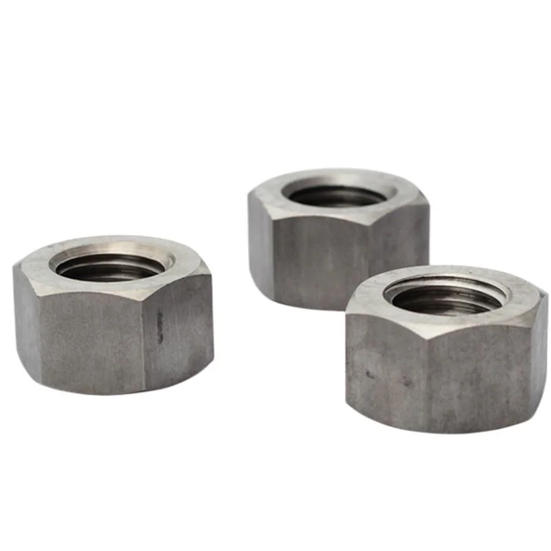 DIN 934 Titanium Aluminum Stainless Steel Zinc Plated Finished Hex Nuts Hexagon Nuts