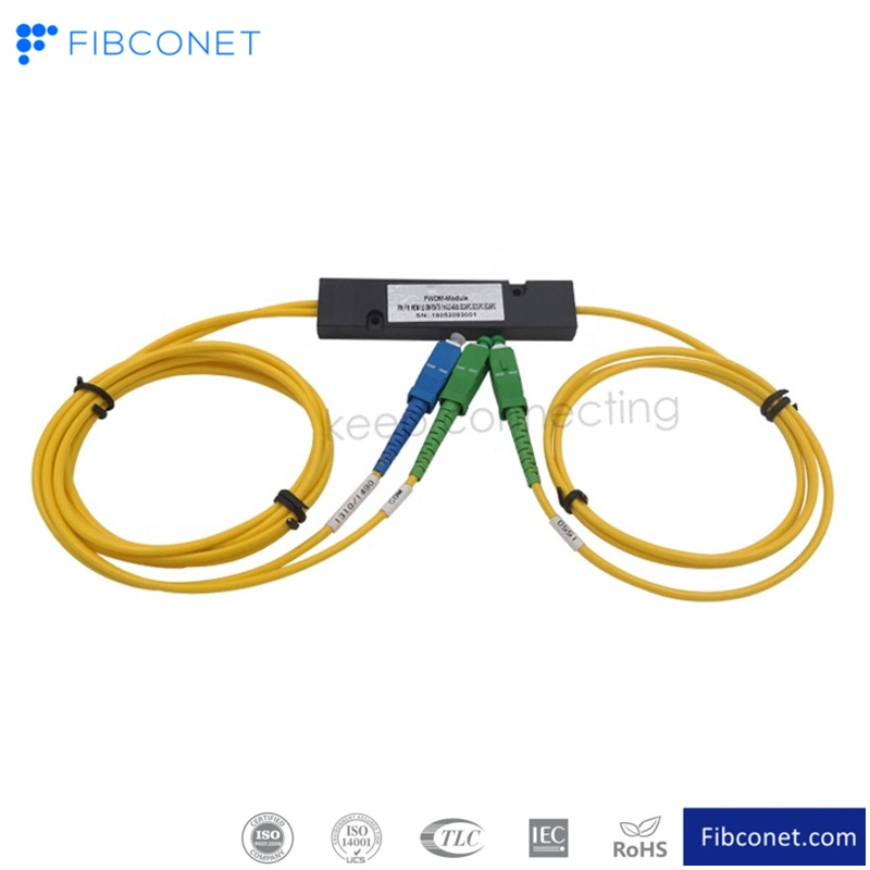 FTTH Lichtwellenleiter-Geräterodul 1*2 SC Filter Fwdm/DWDM/CWDM/WDM