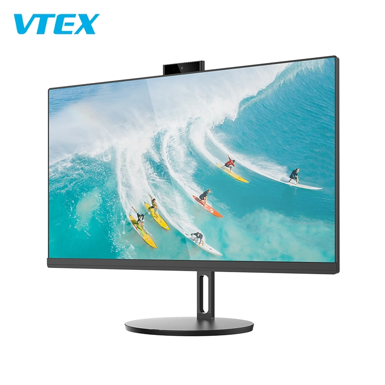 أجهزة كمبيوتر Vtex All-in-One 23.6 23.8 27 32 بوصة i3 i5 كمبيوتر i7 Office School متكامل مع الشحن اللاسلكي والكاميرا المخفية المتكاملة