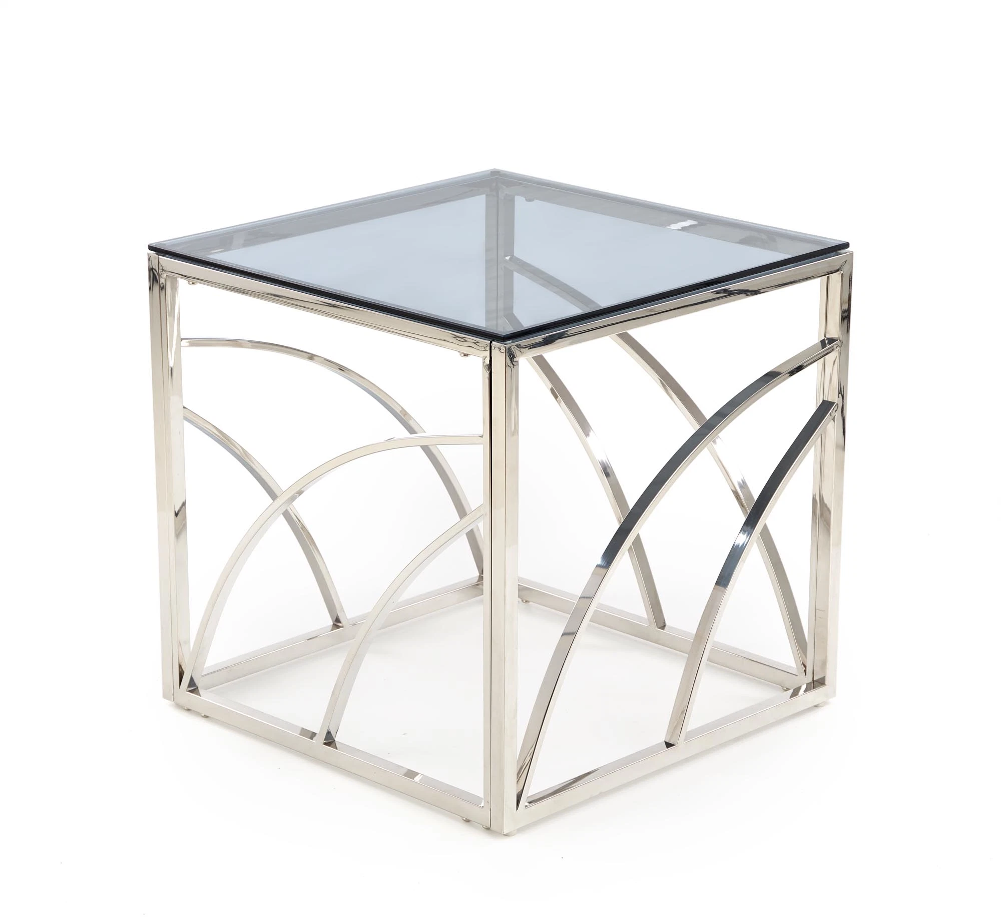 Popular Design Table Stainless Steel Console Table Tempered Glass Console Table Furniture