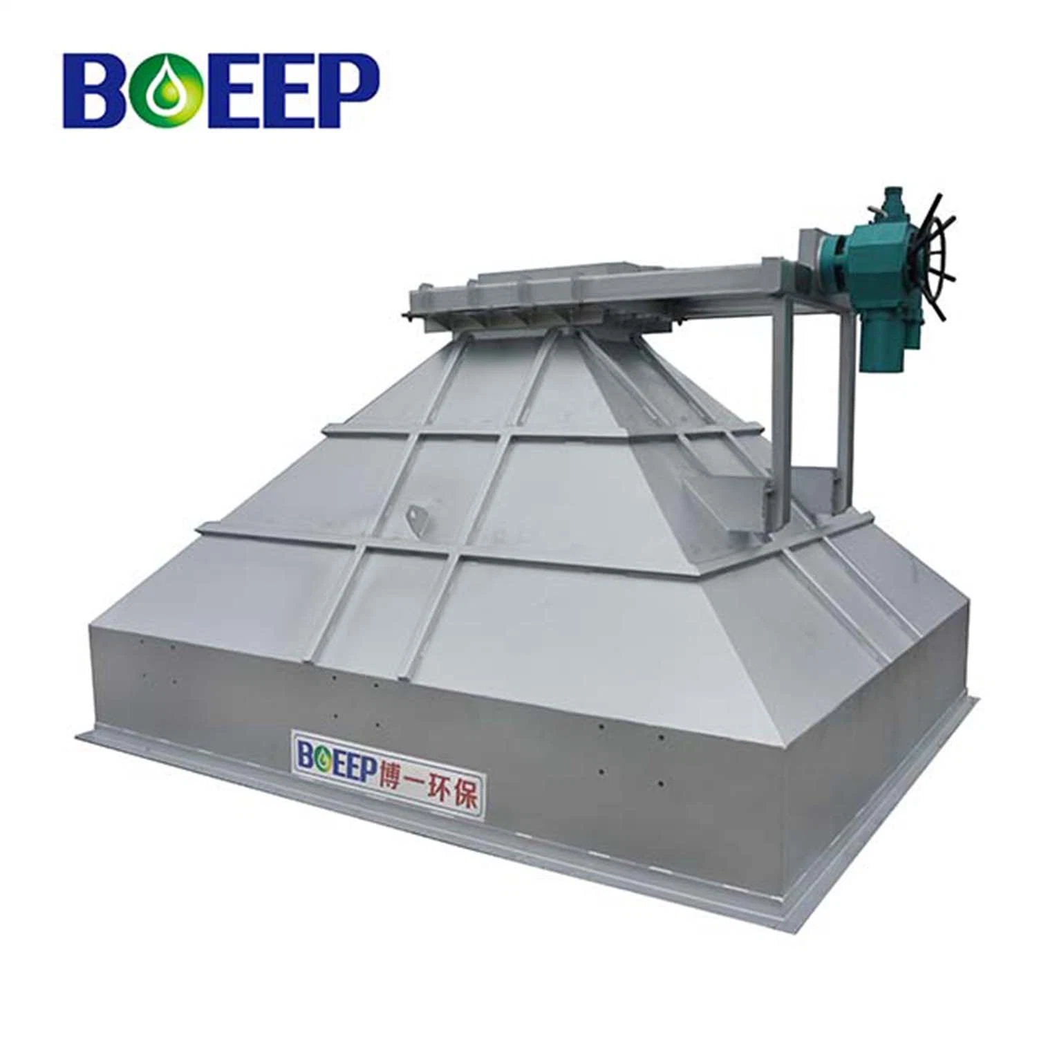 Mechanical Sludge Cake Feed Hopper for Wastewater Treatment System