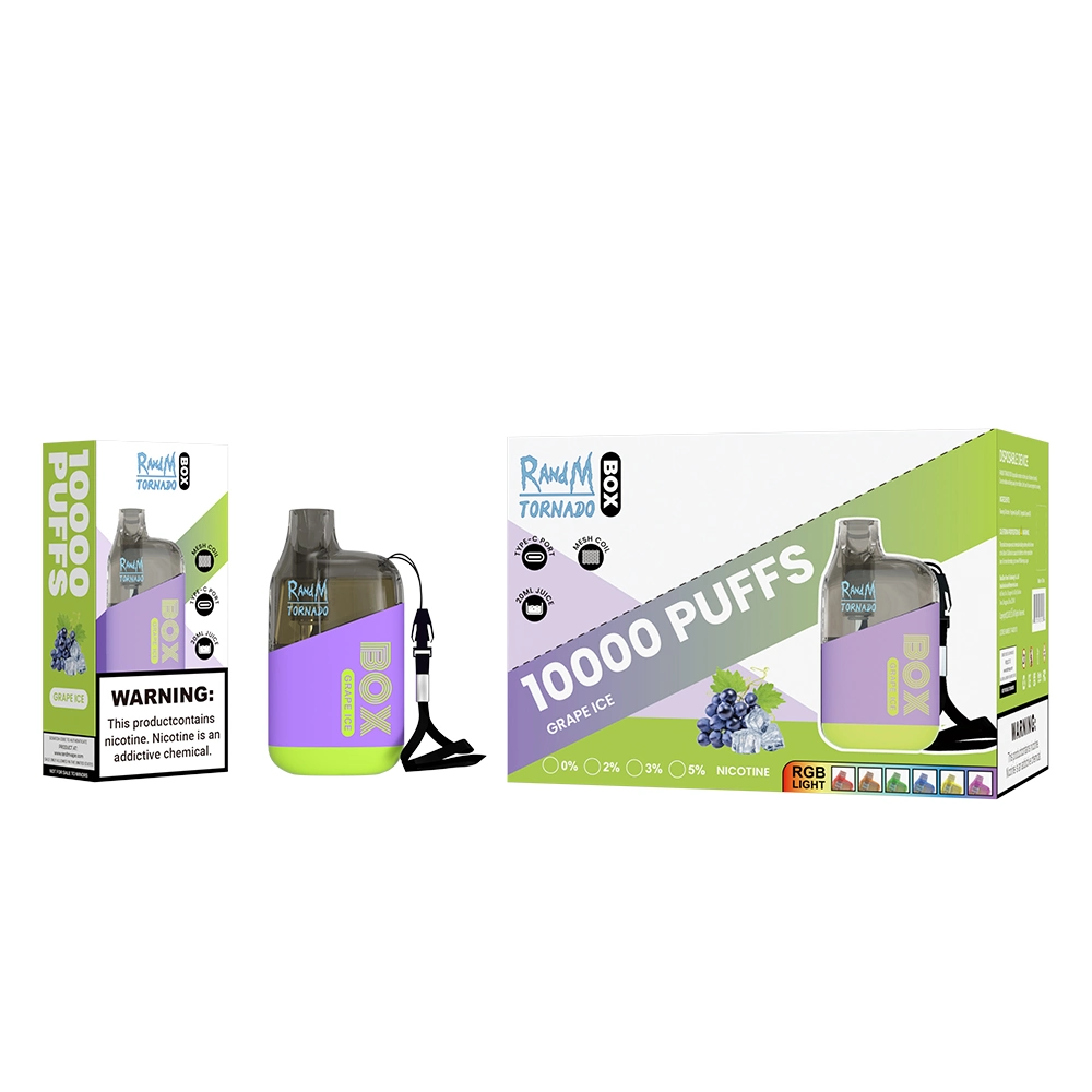 Original Factory Großhandel/Lieferant Randm Tornado Box 10000puff Einweg Vape E-Zigarette