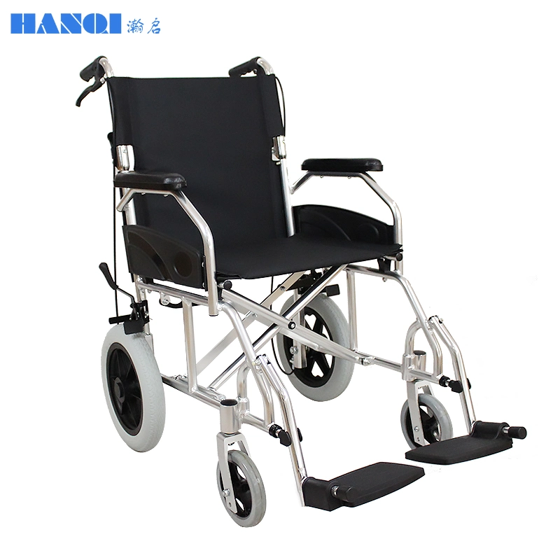 Hanqi Hq863L - cadeiras de rodas dobráveis leves de 12" Equipamento médico Portátil para Cuidados de saúde com pacientes Clinic CE FDA ISO9001