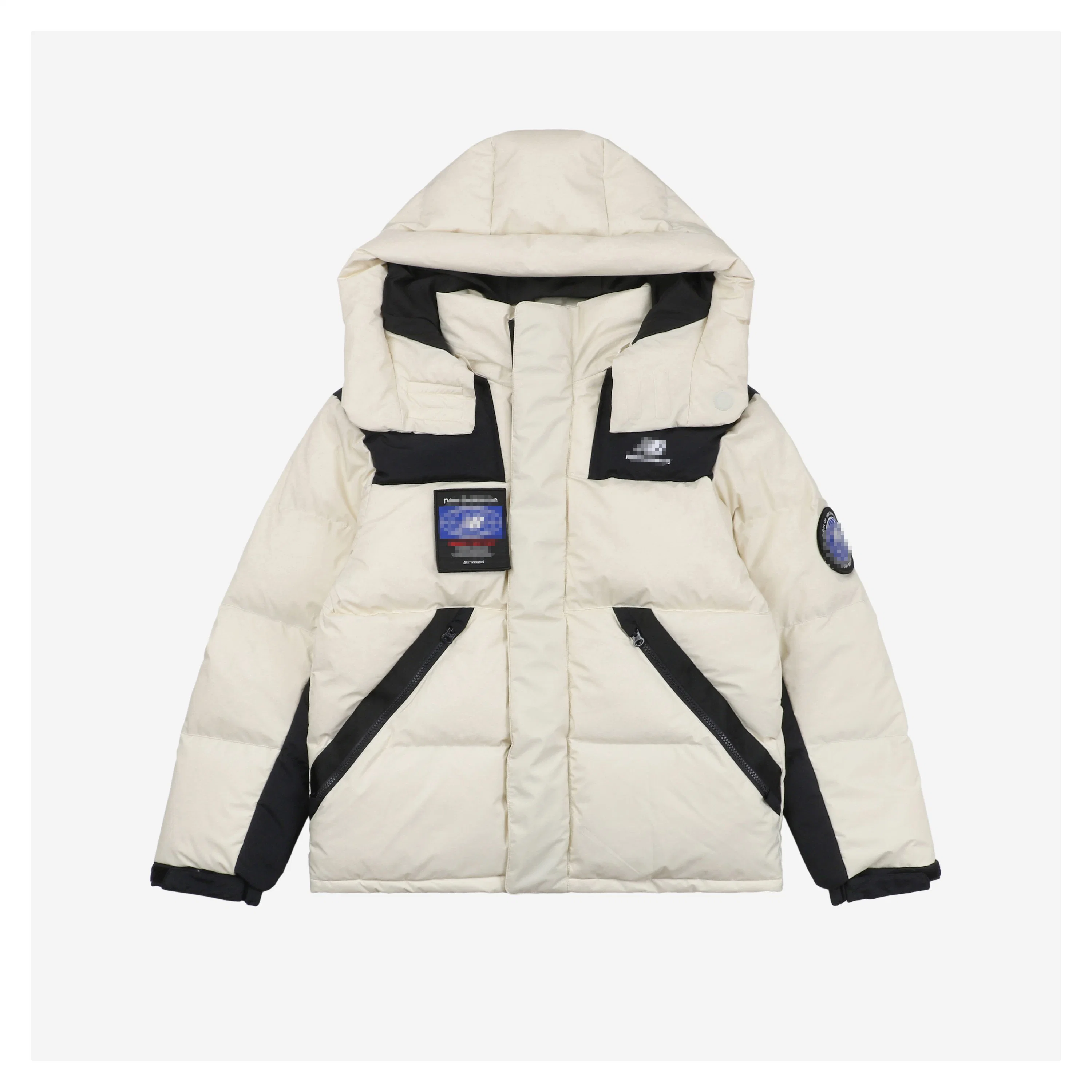 Designer Brand Luxury Fashion Apparel Polyester White Duck Down Warm Thick Wholesale/Supplier Custom Puffer Jacket