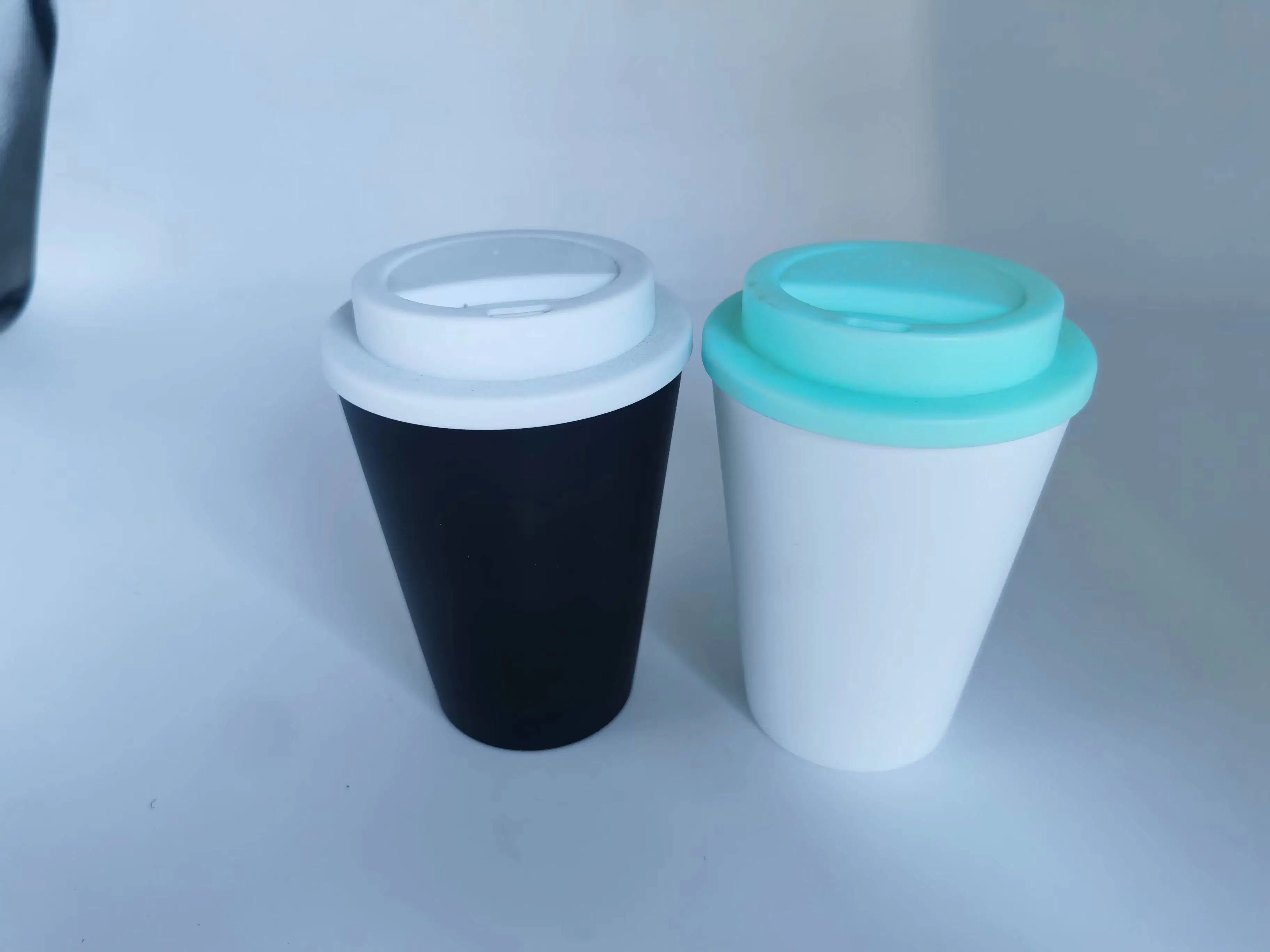 16oz Coffee Mug with Rubber Plastic Cup