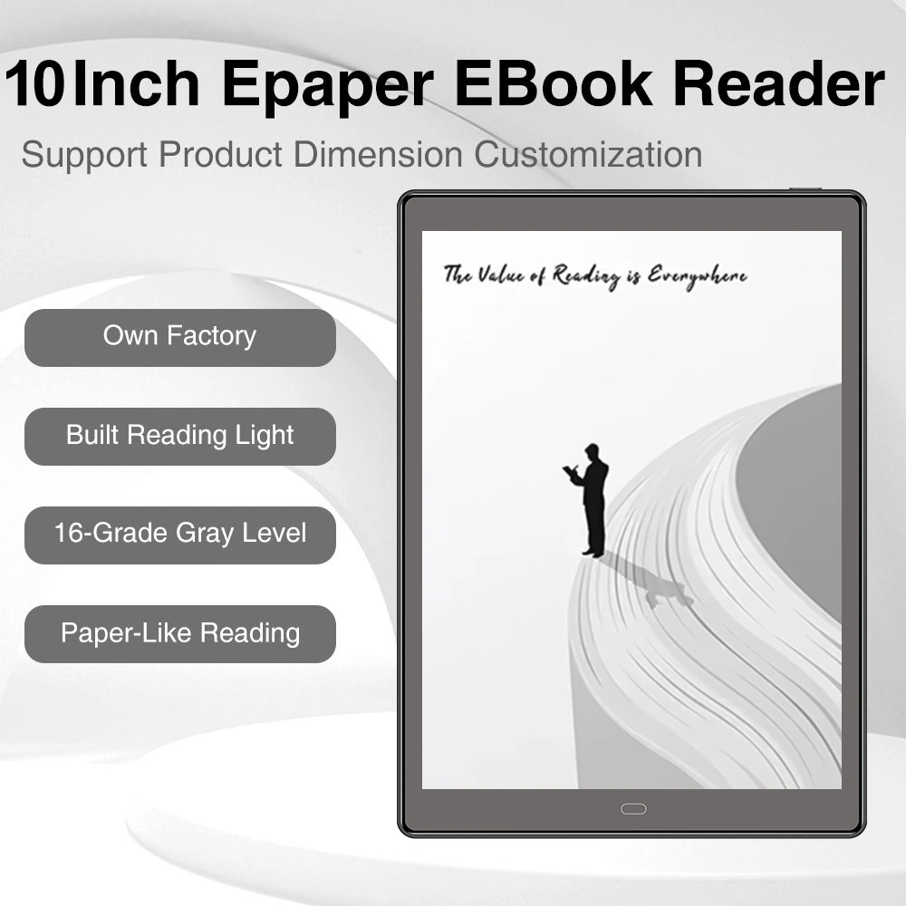 Vtex Brand New Liseuse Ebook 6 Inch Optional WiFi Bt Ebook Reader 10 Inches 32GB Quad Core A4 Ebook Reader