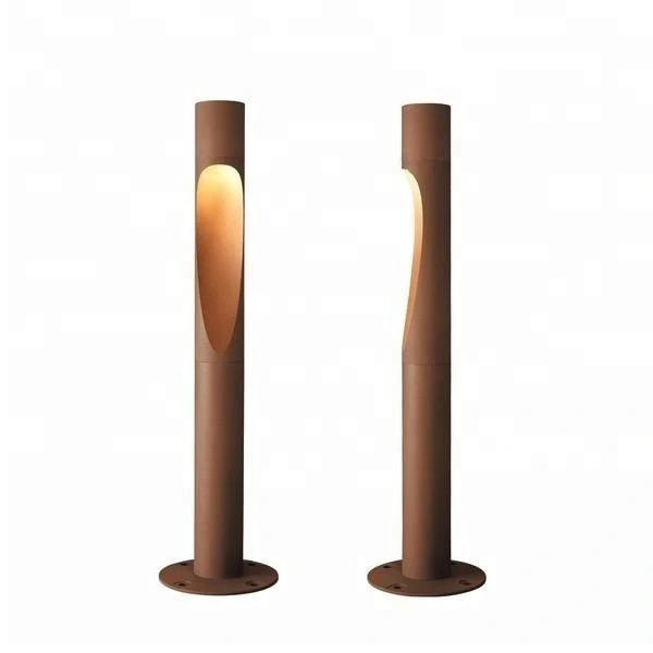 Urban Bollard Lights Corten Steel Garden Lighting