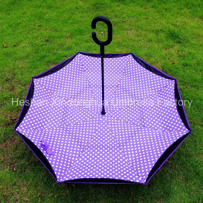 Colourful Portable Handsfree Inverted Umbrella for Car (SU-0023I)