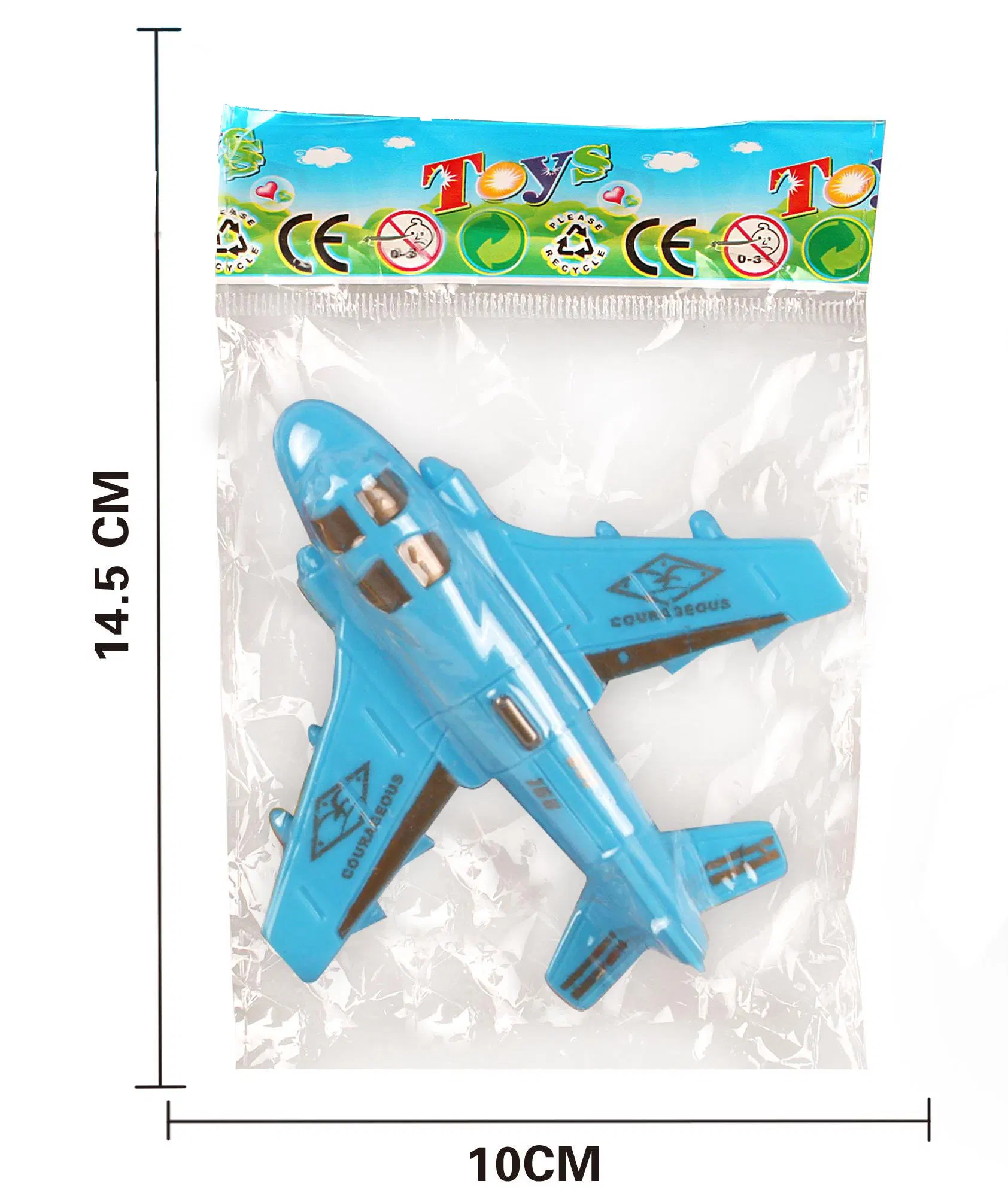 Return Force Small Plane Children's Model Plane Fall Prevention Toy Friction Car Inertia Toy Boy's Favorite Toy