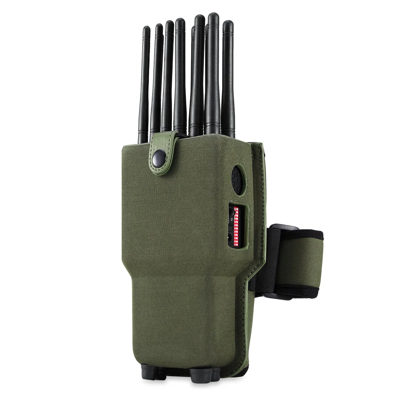 Las primeras 12 antenas All-in-One Full Bands Handheld Mobile Phone Jammer con Logjack GPS WiFi bloqueo de señales RF 315/433/868