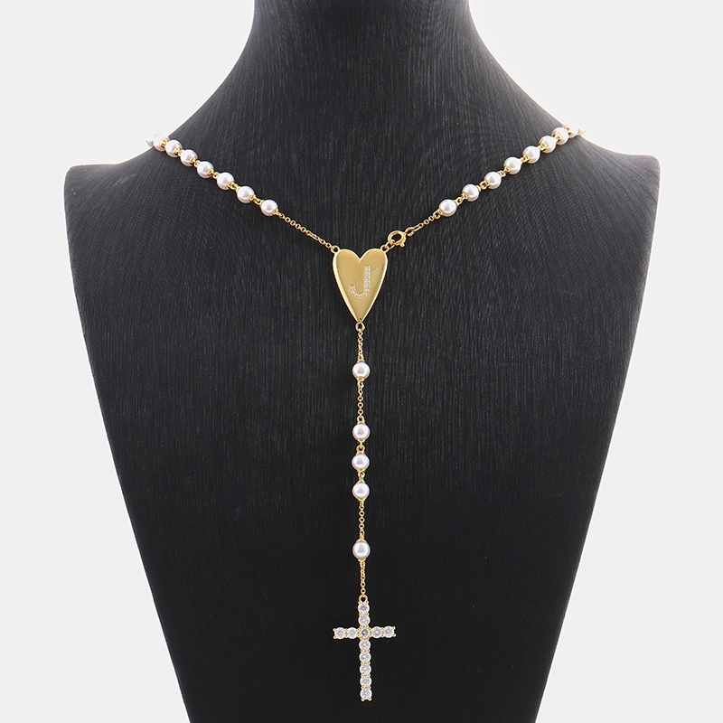 Sterling Silber Perle Kette Anhänger Halskette Customized Damen Schmuck Set Halskette als Geschenk