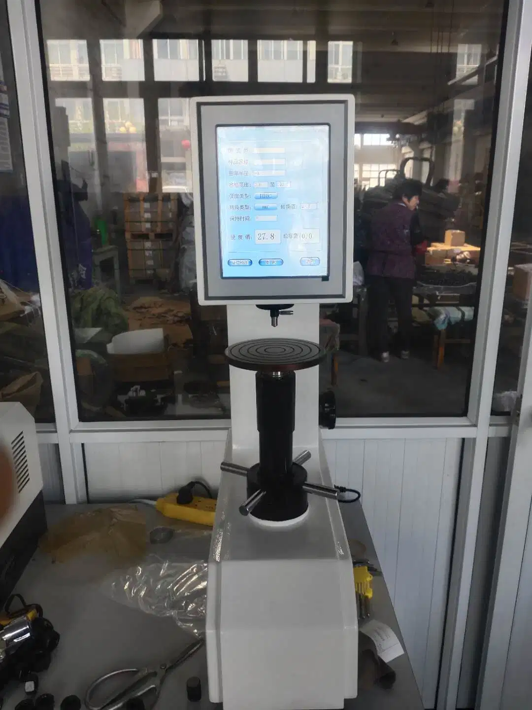 Touch Screen Digital Rockwell Hardness Tester with 10kgf