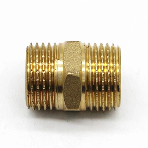 Brass Compression Fittings 1/2&prime; &prime; Male Threaded Nipple Joint