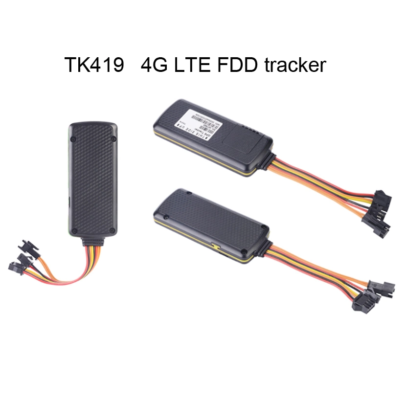 4G vehículo Tracker GPS Apoyo cortado motor alarma Sos (TK419)