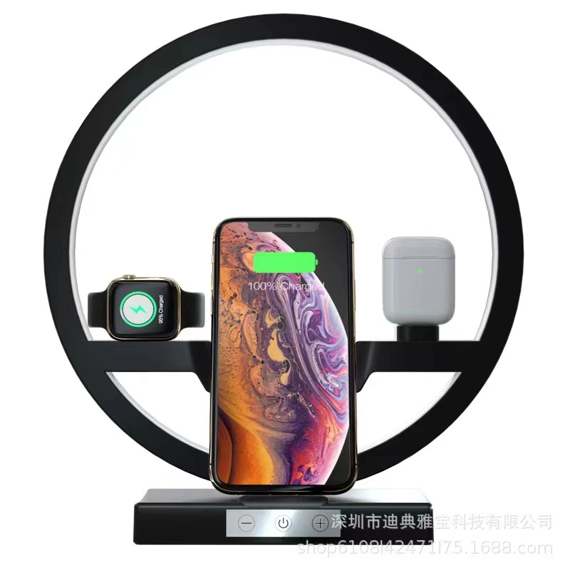 Fashion Wireless Charger Bluetooth Audio with LED Lighting