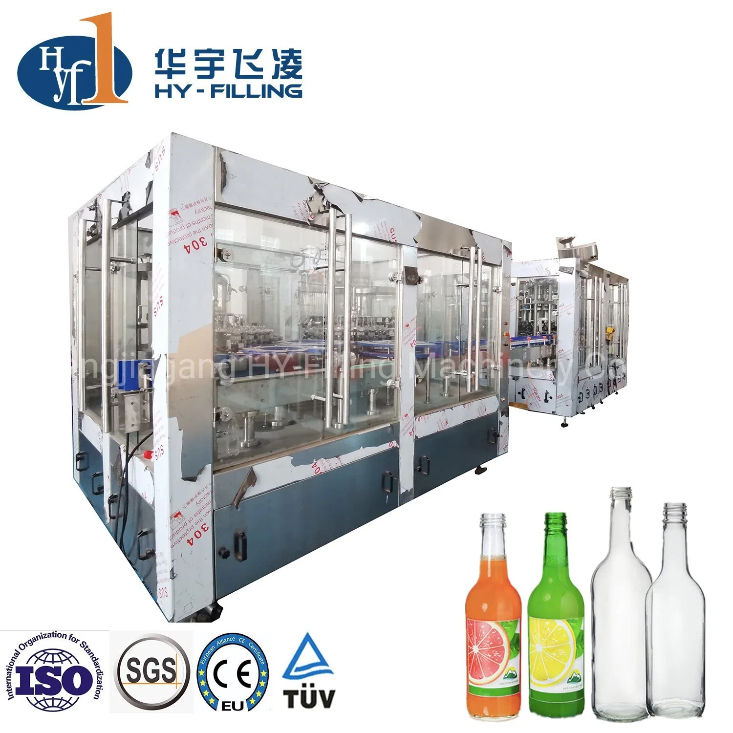 Juice Water Dairy Drink Production Line Filling Capping Rinser Filler Capper Food, Beverage & Cereal Production Line Machine