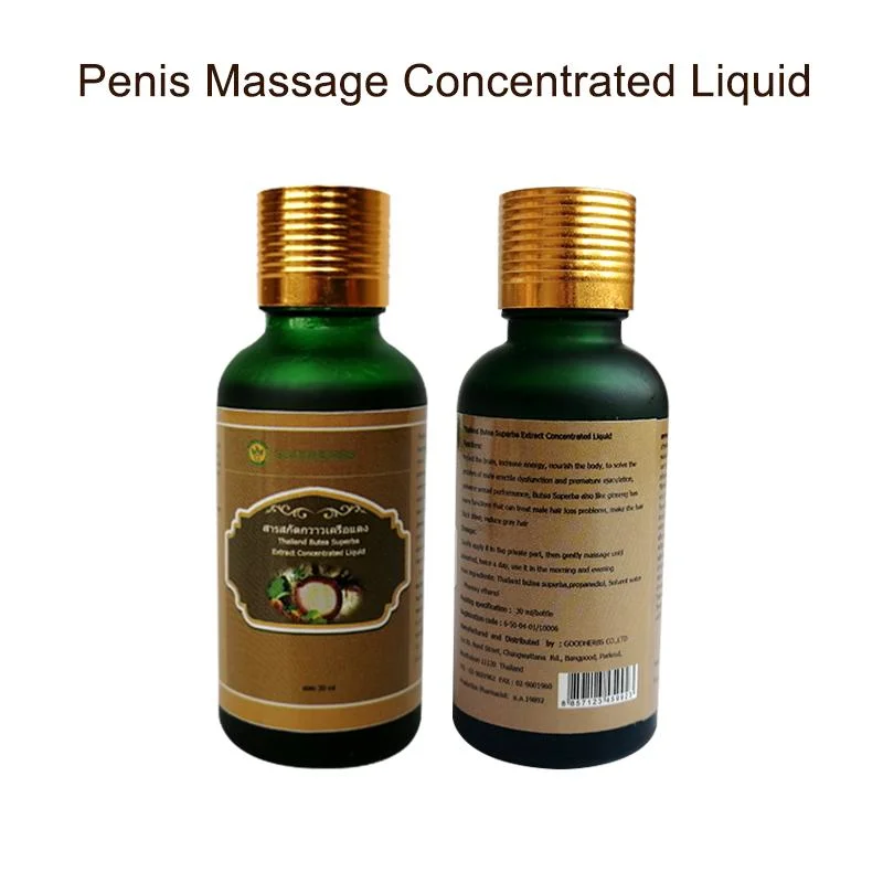 Hot Sale Natural Herbal Thailand Butea Superba Sex Massage Concentrated Essence for Men Male Enlargement Massage Essenial Oil