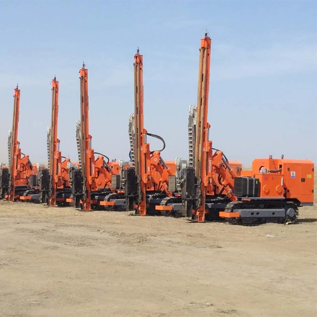 Hydraulic Pile Driver Solar Drilling Rig Machine for Solar Project