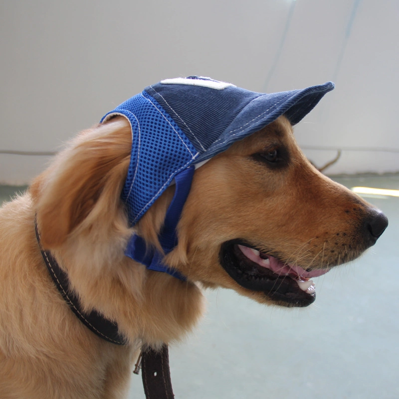 Moda Perros Grandes gorras de béisbol en el exterior de protección solar Perro Cap Hat