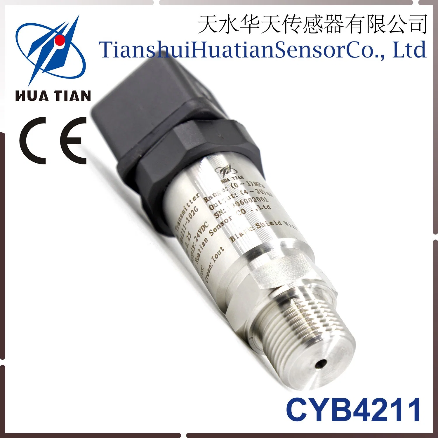 Huatian personalizado paquete estándar Tianshui, Gansu, China Piezoresistive Sensor de presión con CE