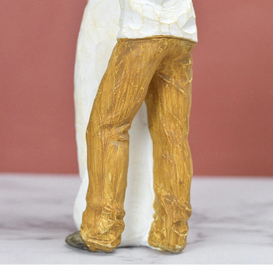 Statue de décoration de résine artificielle les amoureux de la famille Willow Tree pièce maîtresse de figurines