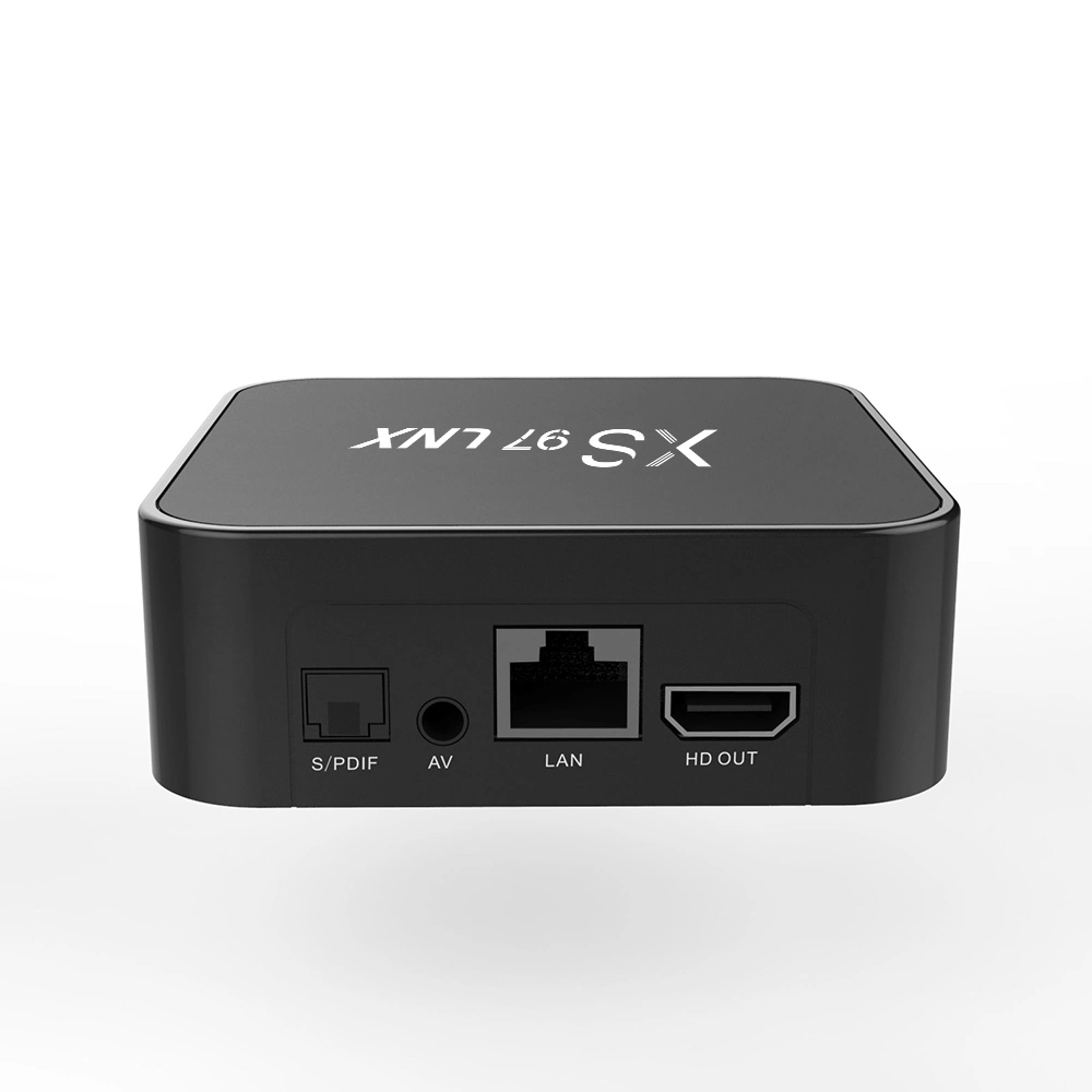 Xs97 LNX Unlimited Android 10,0 4 Core 64bit Arm Cortex A53 1GB 8GB Linux IPTV Box