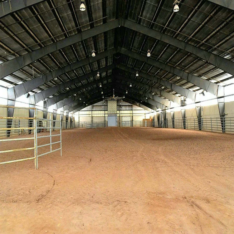 Prefabricated Steel Structure Frame Indoor Horse Riding Arena Horse Park Club Building