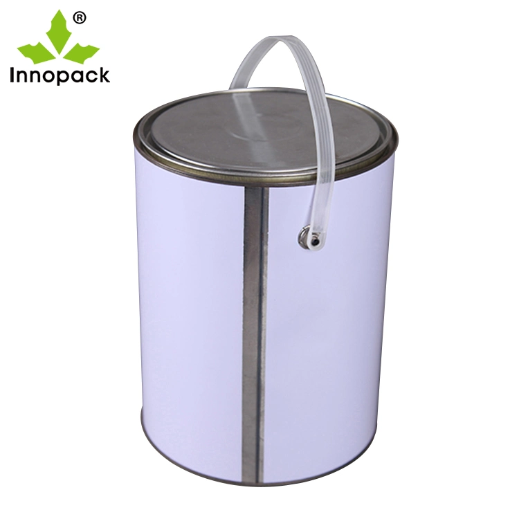 1 Gallon Empty Paint Metal Can with Lid