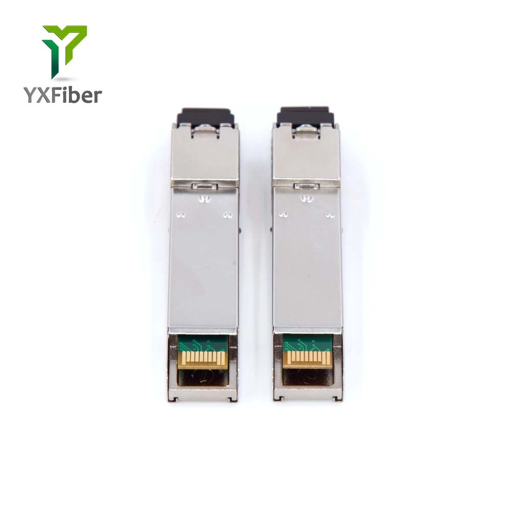 Conector SC Gigabit a 20km Ddm Bidi Módulo SFP mini-GBIC 1,25g módulo transceptor óptico OTDR para Mikrotik Cisco Compatible