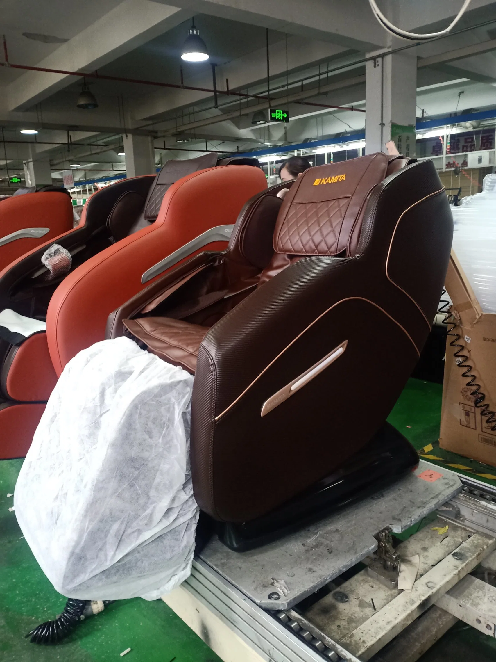 Sauron New Design 5D Ai Voive Control Massage Chair Foot SPA Massage Zero Gravity Luxury SL Track Massage Chair