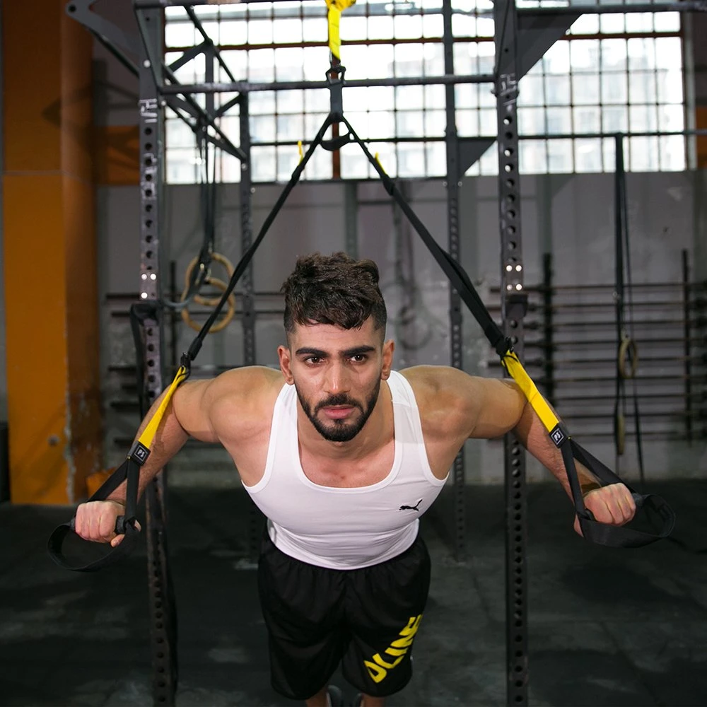 Multifunktionale Dauerhafte Stärke Fitness Suspension Trainer Gurte Bänder