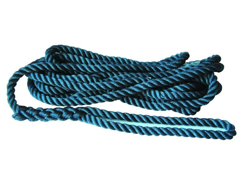 Corda torcida de nylon, fio sintético de 6 mm 3 Strand/3 Ply com alta qualidade